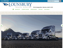 Tablet Screenshot of lounsburytruck.com